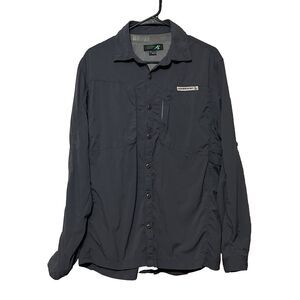 Eastern Mountain Sports Vented Long Sleeve Button Up Shirt Men’s Medium